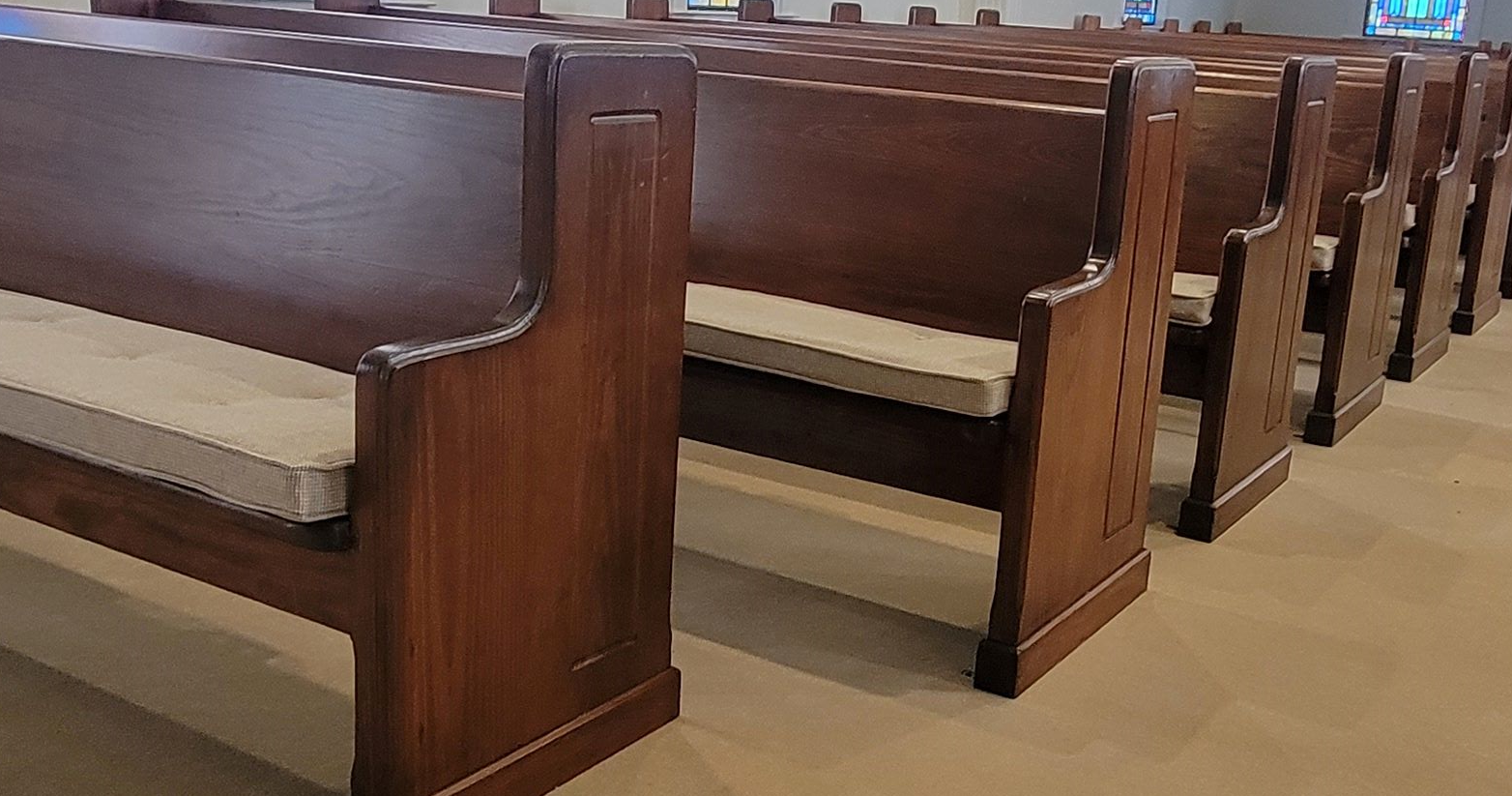 Lay In Cushions | Pews for sale